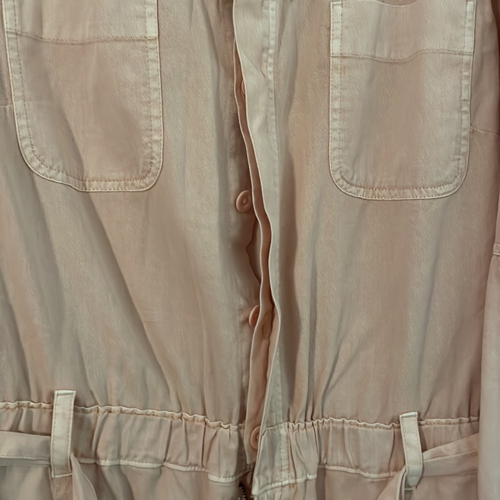 Old Navy light Peach Denim Jumpsuit, 2X - Picture 8 of 13